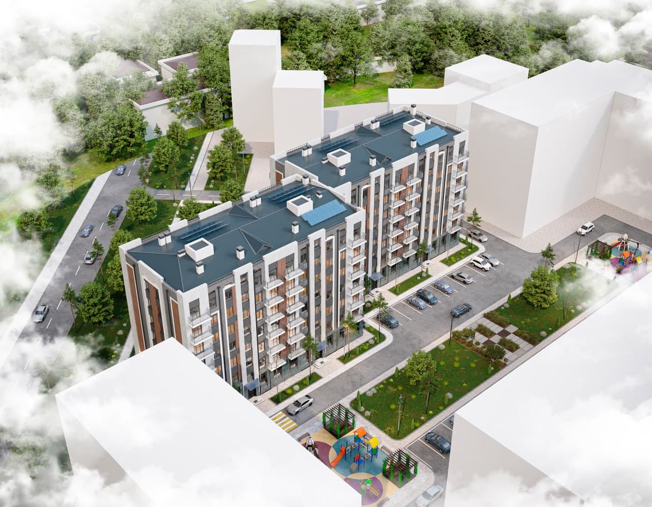 Zarafshon 7-qavatli egizak bino 4