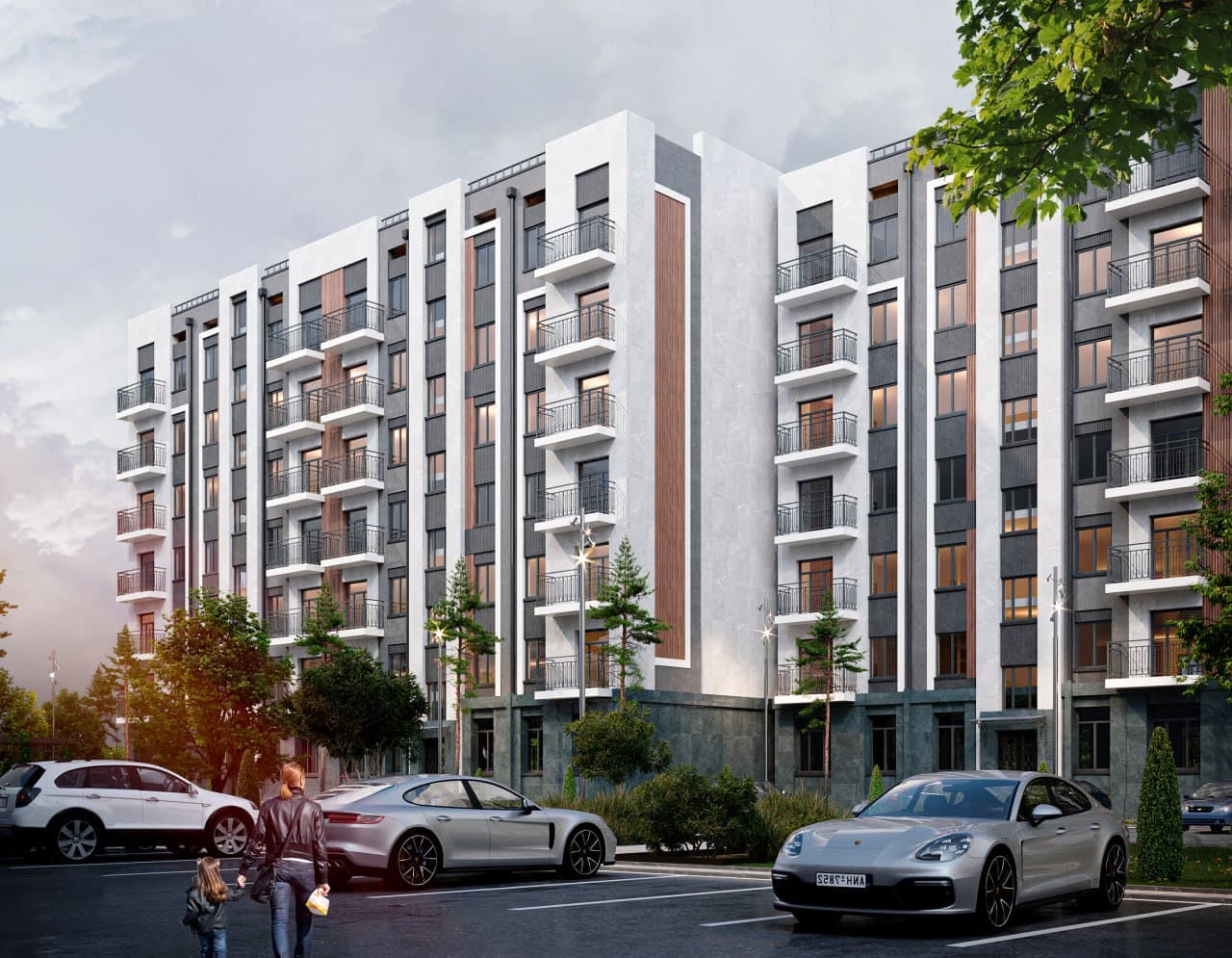 Zarafshon 7-qavatli egizak bino 7